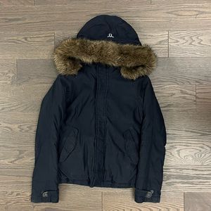 TNA winter jacket x-small navy blue